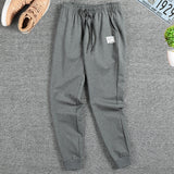 Men's Trouser Jogger Sweatpants Pants Cotton Straight Fashion Casual Slim Male Streetwear Elastic Masculino MOOWNUC  Hip Hop