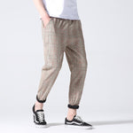 LAPPSTER-Youth Men Plaid Pants Streetwear 2020 Harajuku Korean Fashions Autumn Joggers Pants Sweatpants Man 5 Colors Harem Pants