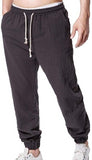2020 men Cotton and linen trousers Calcas De Linho Verao Calcas Dos Homens Com Cordao Soltas Pantalones Hombre Solidos Harem Pan