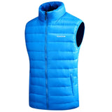 Winter Warm Down Vest For Men Autumn Casual Male White Duck Down Parka Sleeveless Jacket Varsity Mens Thick Ultralight Waistcoat